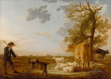  Cuyp Art Painting - Aelbert Cuyp Landscape with cattle
